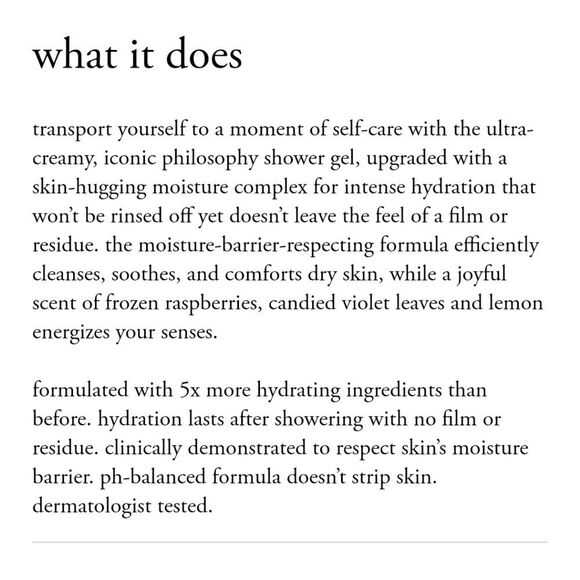 Philosophy Raspberry Sorbet Hydrating Shower Gel - Picture 8 of 9